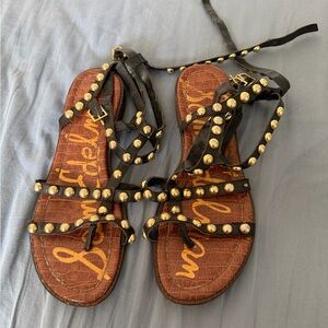 Studded Gladiator Sandals - Women